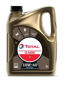 Масло моторное TOTAL Classic 7 10W40 синт 5л