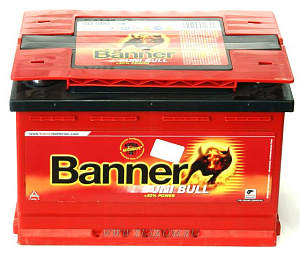 Аккумуляторная батарея BANNER UNI Bull 6СТ80 Австрия 278х175х190