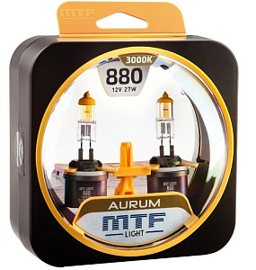 Лампа H27 (880) 27W Aurum 3000K MTF