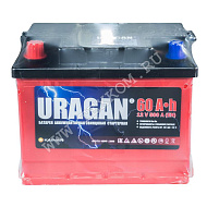 Аккумуляторная батарея URAGAN 6СТ60 VL АПЗ прям 242х175х190