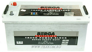 Аккумуляторная батарея BERGA 6СТ225 SHD Truck Power Block PB4 518х276х242 (ETN-725 103 115)