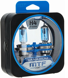 Лампа H4 60/55W Vanadium 5000K MTF