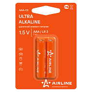 Батарейка AIRLINE LR03/AAA 2шт блистер