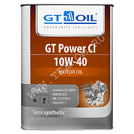 Масло моторное GT Power CI 10W-40, 4Л 8809059407523 GT OIL