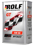 Масло моторное ROLF GT 5W40 SN/CF (метал.) синт. 4л