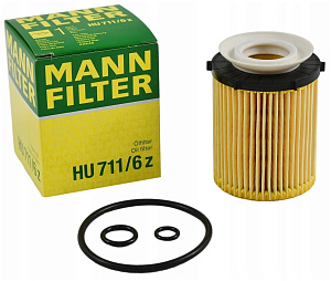 Элемент фильтрующий MANN HU 711/6 Z ( замена 291940) масляный
