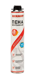 Пена монтажная всесезонная для пистолета 65 л REXANT max