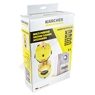 Фильтр KARCHER бумажный для пылесоса WD SE MV 3.200,3.300,3.500,SE4001,4002,MV3P,MV3 5шт