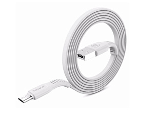 Кабель micro USB 1м white BASEUS