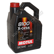 Масло моторное MOTUL 8100 X-CESS 5W40 5л синт.