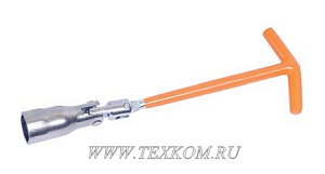 Ключ свечной 16 с карданом ТЕХМАШ