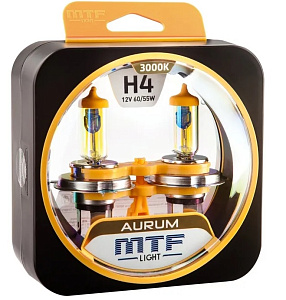 Лампа H4 60/55W Aurum 3000K MTF