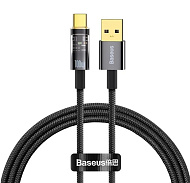 Кабель Baseus Explorer Series Fast Charging Data Cable USB to Type-C 100W 1m black