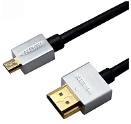 Шнур HDMI-microHDMI GOLD 1.5M ULTRA SLIM REXANT