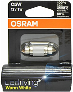 Лампа 12V C5W (SV8,5/8) 35мм Ledriving Warm White 4000K 12V Osram