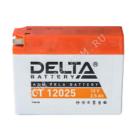 Аккумуляторная батарея DELTA CT 6СТ-2,5 113х38х87