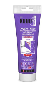 Клей монтажный "KUDO" KBT 301 акрил. белый 200 МЛ (12)