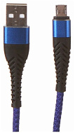 Кабель зарядки микро-USB синий (CB725-UMU-10BU) WIIIX 1м