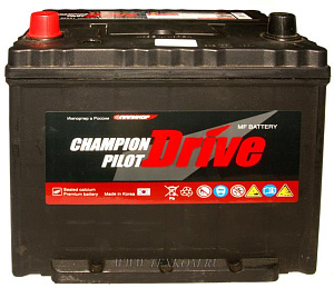 Аккумуляторная батарея Champion-Pilot Drive 6СТ65 прям.Корея 232х175х220