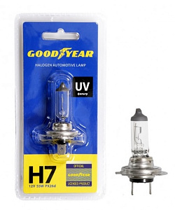 Лампа 12V H7 (55) PX26d 12V Goodyear блистер