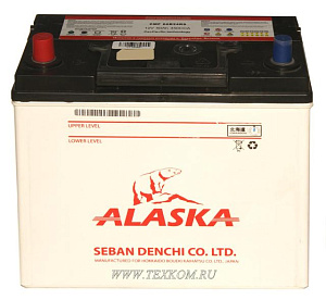 Аккумуляторная батарея ALASKA 6СТ50 прям тн.кл.234х127х220