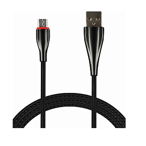 Кабель зарядки микро-USB черный (CB340-UMU-10B) WIIIX 1м