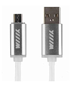 Кабель зарядки микро-USB белый (CB720-UMU-2A-10W) WIIIX 1м