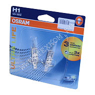 Лампа 12V H1 (55) P14.5s ULTRA LIFE (2шт) Osram