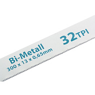 Полотна для ножовки по металлу 300 мм 32TPI, BiM 2 шт. GROSS