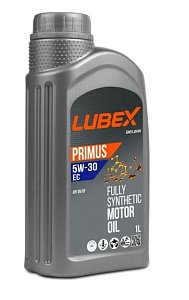 Масло моторное LUBEX PRIMUS EC 5W30 SN синт. 1л.