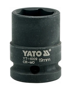 Головка торцевая 19 1/2" CrMo короткая ударная YATO