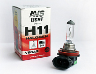 Лампа 24V H11 (70) AVS Vegas 1шт.