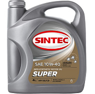 Масло моторное SINTEC SUPER 10W40 SG/CD п/синт. 4л