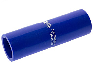 Патрубок КАМАЗ радиатора отводящий нижний короткий (L=135мм,d=32мм) синий силикон MEGAPOWER