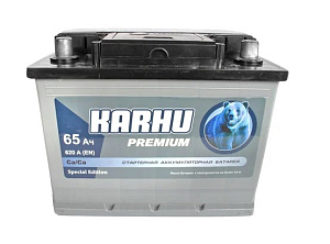 Аккумуляторная батарея KARHU Premium 6СТ 65 обр . 242х175х190 Казахстан