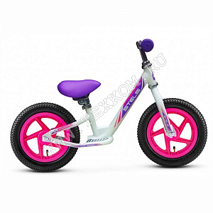 Беговел 12" STELS Powerkid (Girl) белый