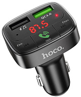 Зарядное устройство в авто с bluetooth FM HOCO E59 black