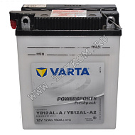 Аккумуляторная батарея VARTA МОТО12 FP +элек. YB12AL-A(A2) 136х82х161 (ETN-512 013 012)