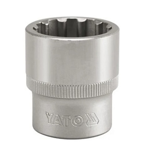 Головка торцевая 14 1/2" CrV короткая SPLINE YATO