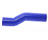 Патрубок МАЗ радиатора отводящий нижний (L=420мм,d=70мм) синий силикон MEGAPOWER