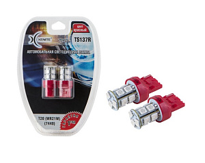 Диод Xenite TS137R 12V (T20/WR21W/7440) красный уп.2шт