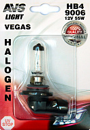 Лампа 12V HB4/9006 12V.55W AVS Vegas 1шт. бл.