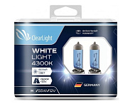 Лампа 12V H3 (55) PK22s WhiteLight (2шт) 12V Clearlight
