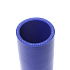 Патрубок МАЗ радиатора подводящий верхний (L=160мм,d=42х52мм) синий силикон MEGAPOWER