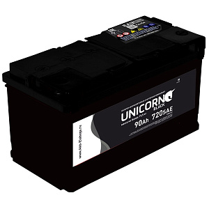 Аккумуляторная батарея UNICORN Black 6СТ 90 обр. 353х175х190 Россия 650А