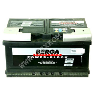 Аккумуляторная батарея BERGA 6СТ80 обр.низ. Power Block 315х175х175 (С)