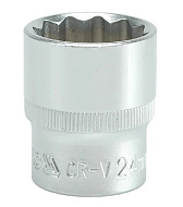 Головка торцевая 24 1/2" CV короткая 12 гранная YATO