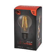 Лампа светодиод. филаментная REXANT Груша A60 9.5 Вт 1140 Лм 2700K E27 диммируемая, прозрачная колба