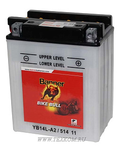 Аккумуляторная батарея BANNER BIKE Bull 14+элект YB14L-A2 134х89х166 Австрия (ETN-514 011 014)