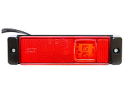 Фонарь габаритный LED 12-24V красный 2-диода